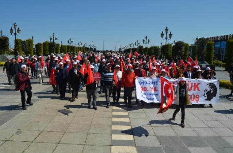 Samsun’dan Anıtkabir’e ‘Kurtuluştan Kuruluşa Büyük Yürüyüş’ başladı