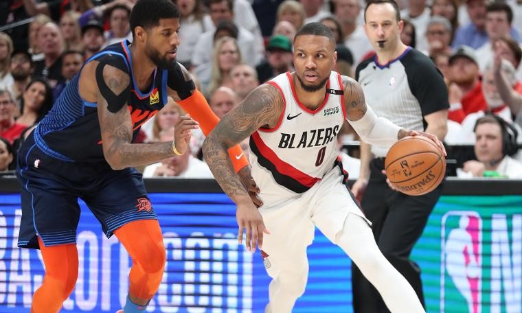 Trail Blazers son saniye basketiyle tur atladı