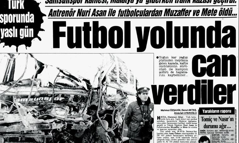 Futbol dünyasını yasa boğan kazalar