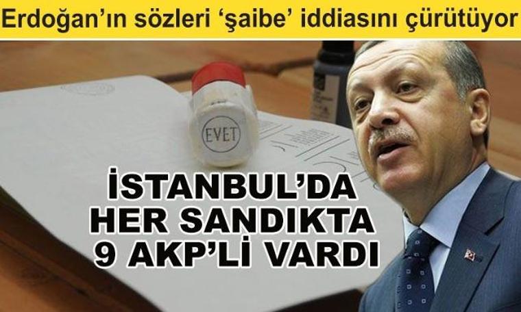 Erdoğan'ın sözleri 'şaibe' iddiasını çürütüyor: İstanbul'da her sandıkta 9 AKP'li vardı (05.04.2019)