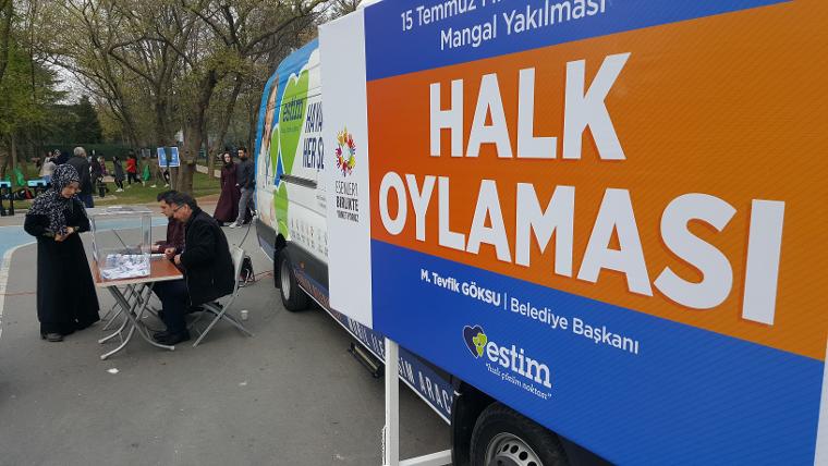 Esenler halkı “mangal” için sandık başına gidiyor