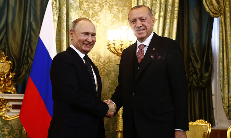 Erdoğan ile Putin görüşmesi sona erdi