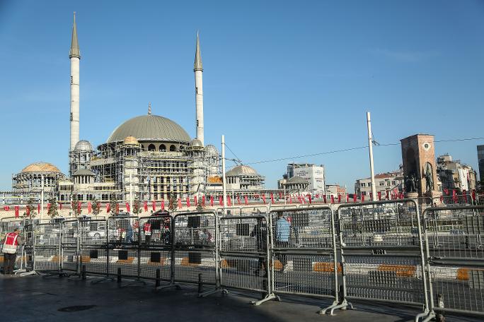 Taksim'de son durum (01.05.2019)