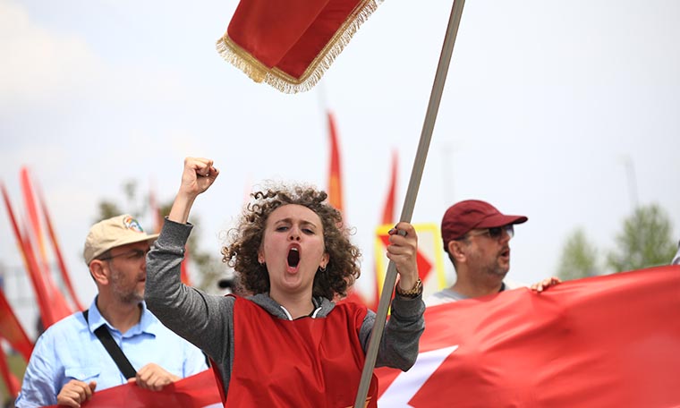 1 Mayıs coşkusu alanlara sığmadı