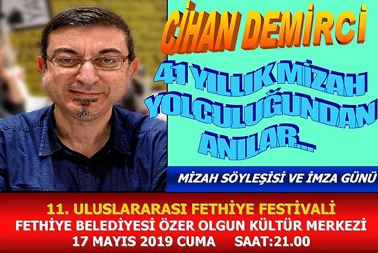 Mizah Ustası Cihan Demirci Fethiye Festivali'nde