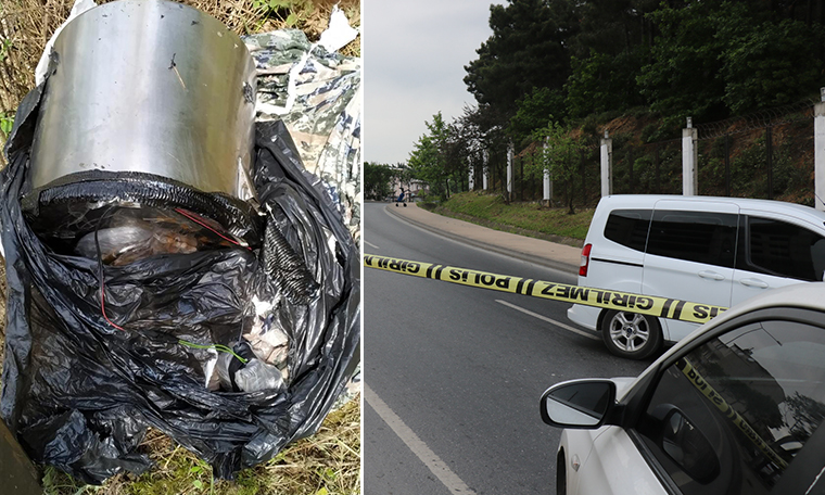 İstanbul Ümraniye'de ormanlık alanda bomba bulundu