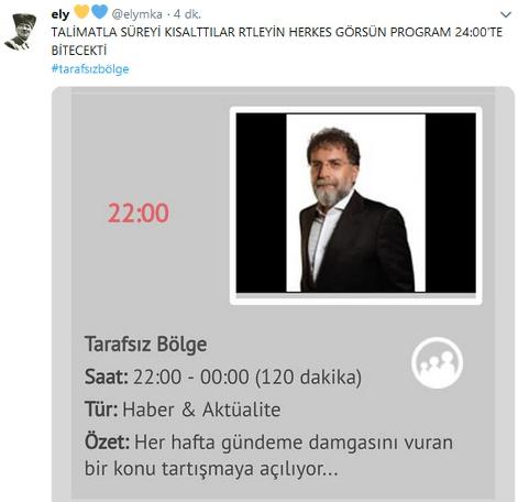 Program erken bitti, Ahmet Hakan'a tepki yağdı