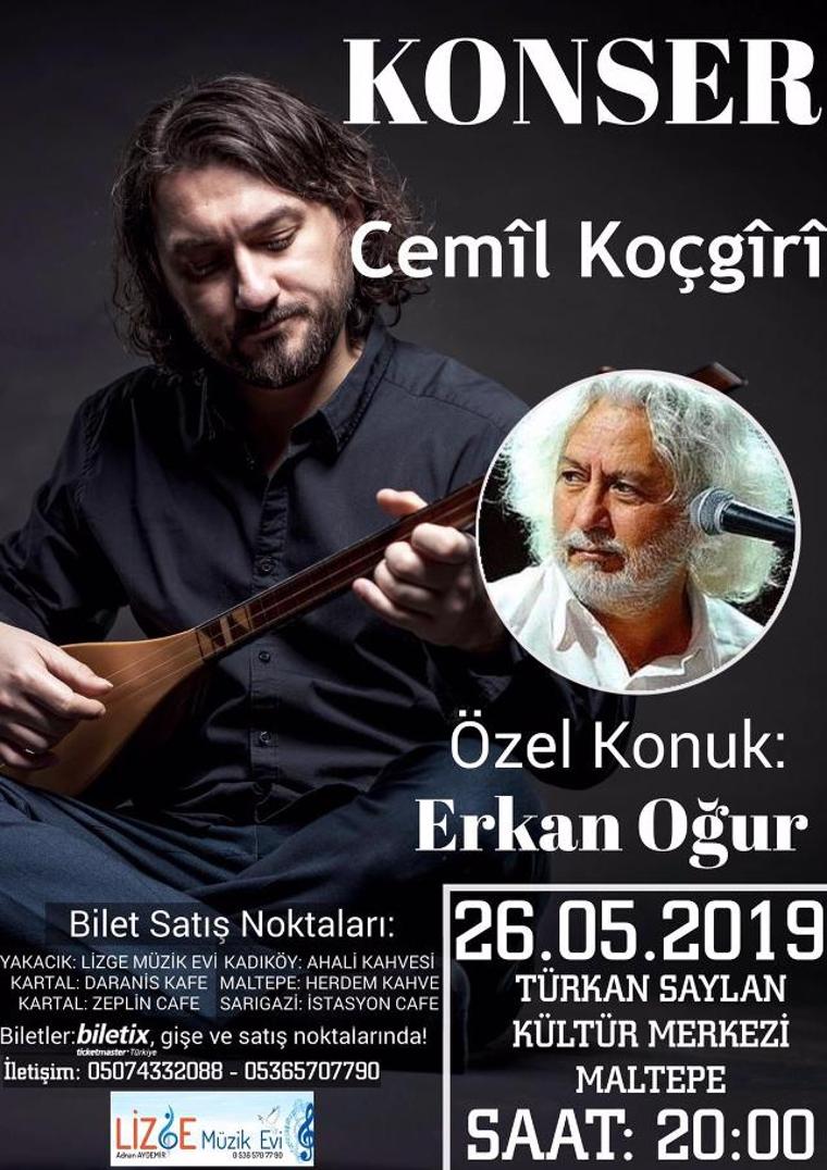 Cemil Koçgiri, 26 Mayıs'ta sevenleri ile buluşacak