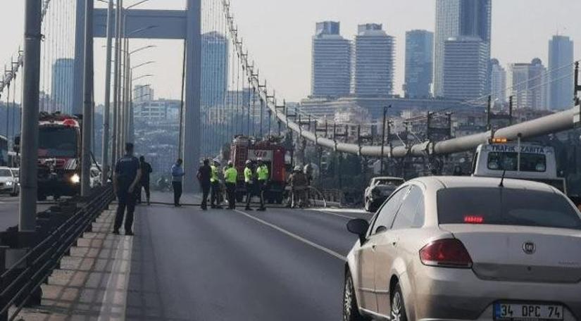 Aracını ateşe vererek boğaza atlayan kişinin cansız bedeni bulundu