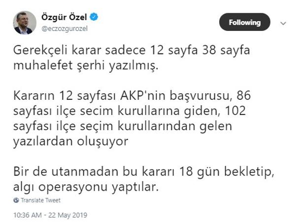 'Oylar değil mazbata çalındı'