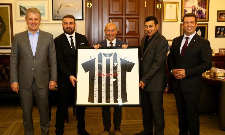 Altay'dan Tunç Soyer'e ziyaret