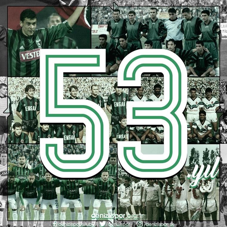 Denizlispor 53. yaşını kutluyor