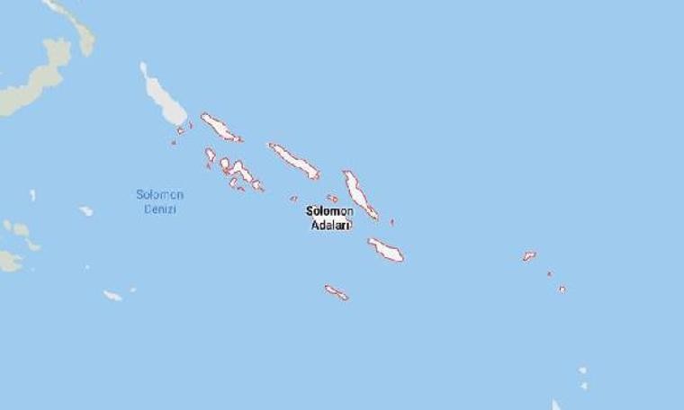 Solomon Adaları'nda 6.1 büyüklüğünde deprem