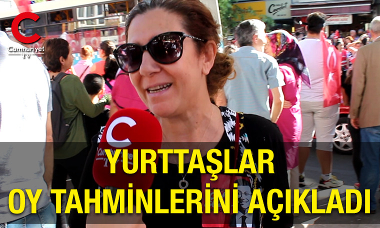 Ekrem İmamoğlu mitingine gelen yurttaşlar oy tahminlerini açıkladı