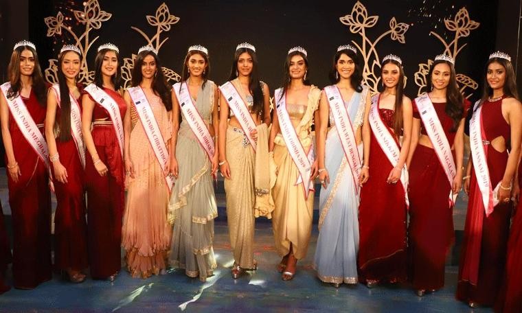 Hindistan'da Miss India Güzellik Yarışması finalistleri tartışma yarattı: 'Hepsi birbirine benziyor'