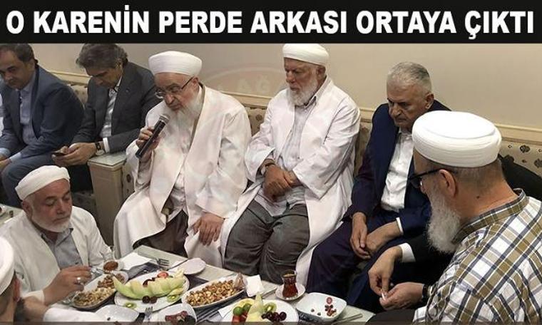 Binali Yıldırım ile Cübbeli Ahmet aynı kareye girmedi