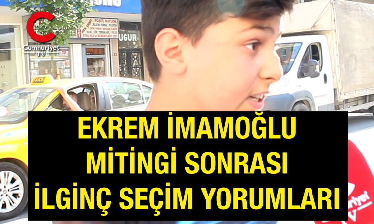 Ekrem İmamoğlu mitingi sonrası ilginç seçim yorumları