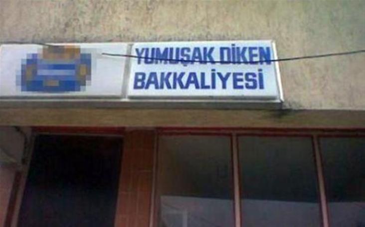 Yurdum esnafı dükkanlarına verdikleri isimlerle gülümsetti