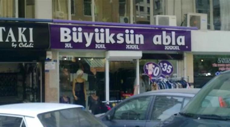 Yurdum esnafı dükkanlarına verdikleri isimlerle gülümsetti