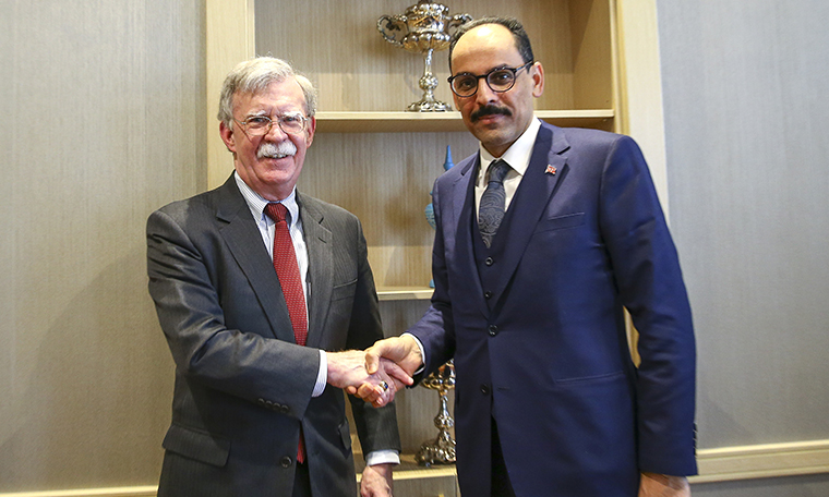 Sözcü Kalın, John Bolton ile telefonda görüştü