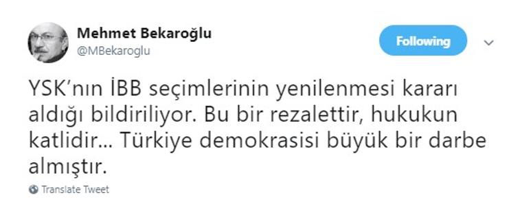 CHP'den İstanbul kararına tepki: Bugün 7 YSK üyesinin onurunu çaldılar!