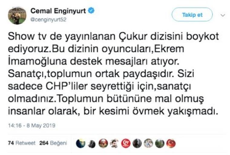 Çukur'a İmamoğlu boykotu