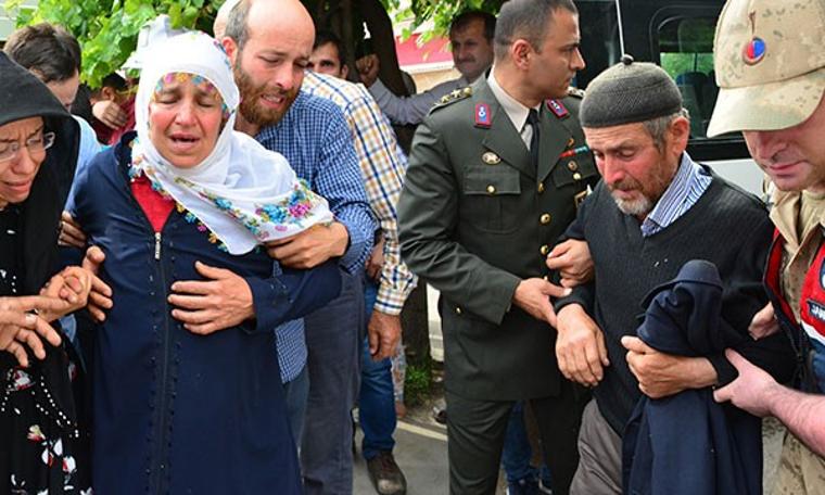 Iğdır'da şehit olan Jandarma Uzman Çavuş İbrahim Alıcı'nın evinde yas var