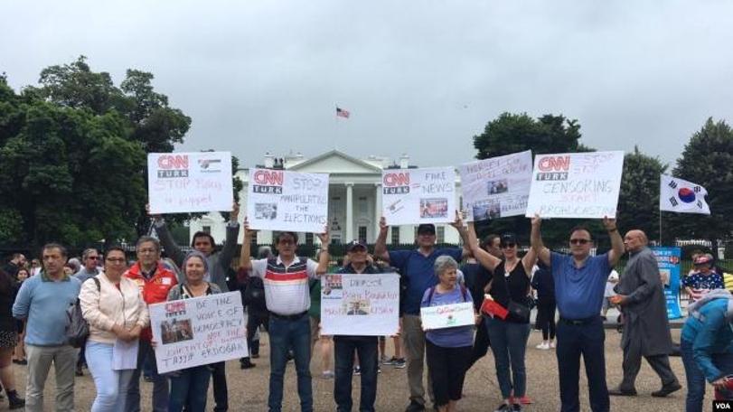 ABD'de CNN Türk protestosu