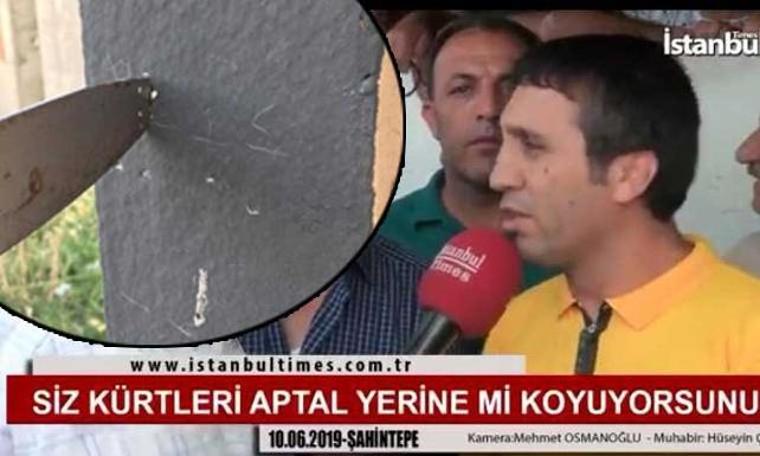 Seçim hakkında konuştu, evine bıçak saplandı (11.06.2019)