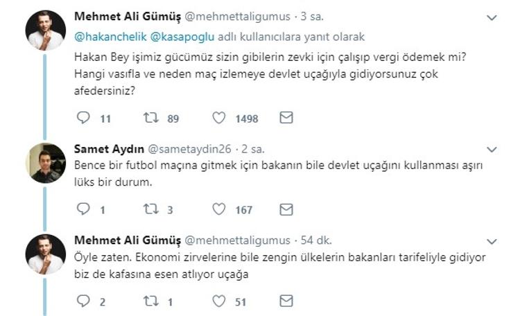 Gazeteci Hakan Çelik’e uçak tepkisi: İşimiz sizin gibilerin zevki için çalışıp vergi ödemek mi?