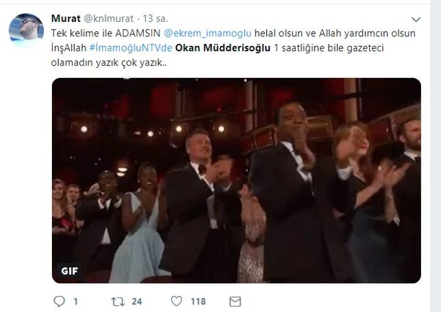 Okan Müdderisoğlu programın başından sonuna kadar kiminle mesajlaştı?