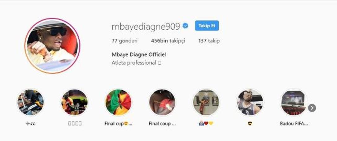 Mbaye Diagne Galatasaray'ı sildi