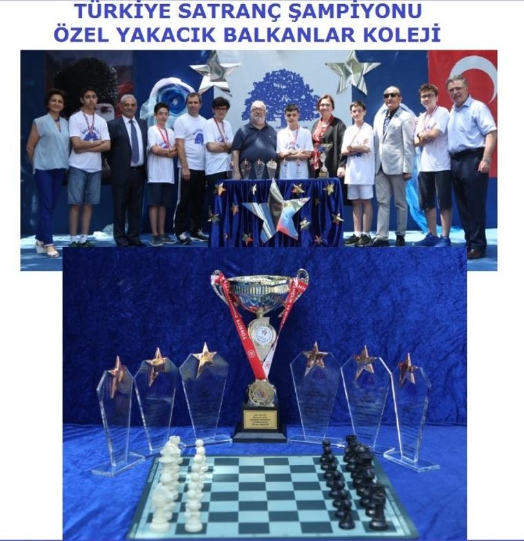 Özel Yakacık Balkanlar Koleji Yıldız Erkek Satranç Takımı Türkiye Şampiyonu!