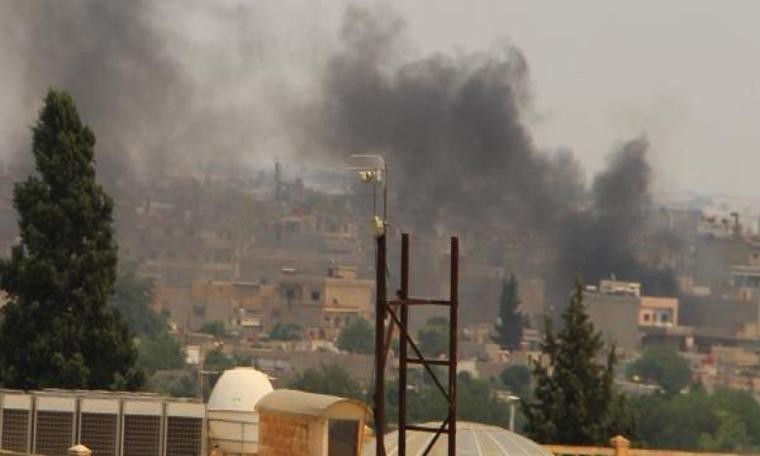 Kamışlı'da bomba yüklü motosikletle saldırı; dumanlar Nusaybin'den görüldü