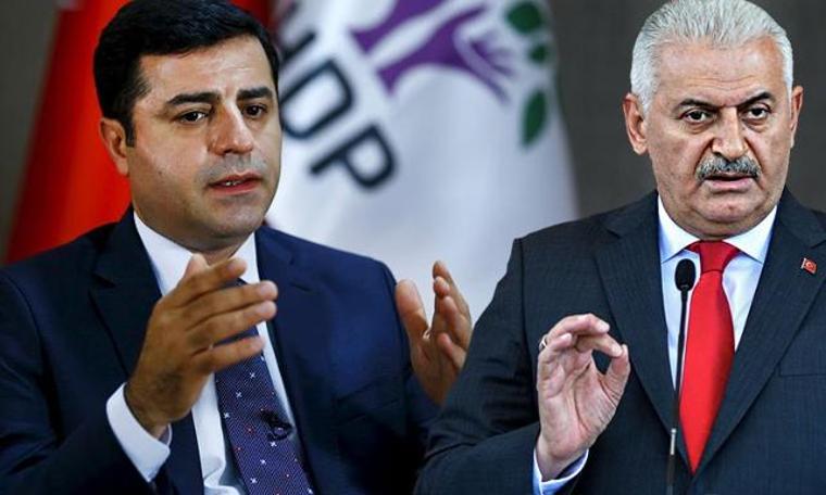 Demirtaş: Binali Yıldırım'la aynı sanık sandalyesinde oturmamız lazım