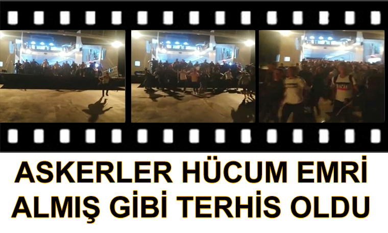 Askerler hücum emri almış gibi terhis oldu (27.06.2019)