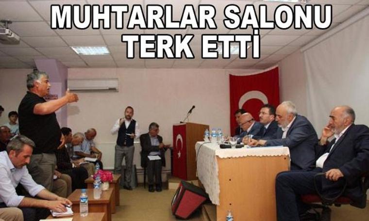 AKP'li vekilden BBP'li belediyeye tepki: Muhtarlar salonu terk etti