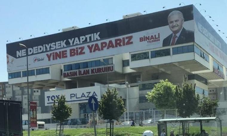 Devletin kurumundan Binali Yıldırım propagandası