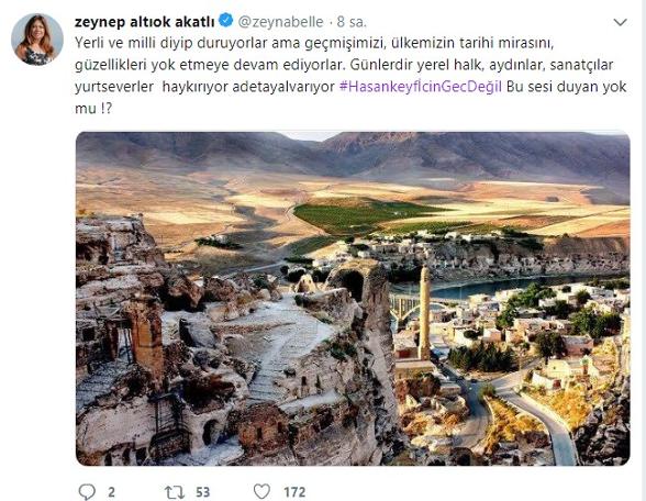 Milletvekilleri de ''Hasankeyf için geç değil'' dedi