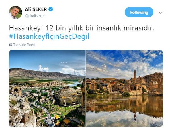 Milletvekilleri de ''Hasankeyf için geç değil'' dedi