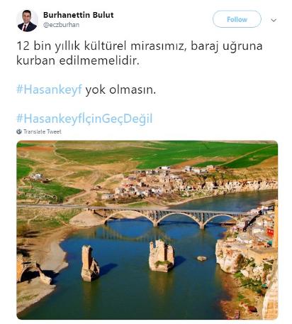 Milletvekilleri de ''Hasankeyf için geç değil'' dedi