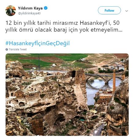 Milletvekilleri de ''Hasankeyf için geç değil'' dedi