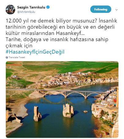 Milletvekilleri de ''Hasankeyf için geç değil'' dedi