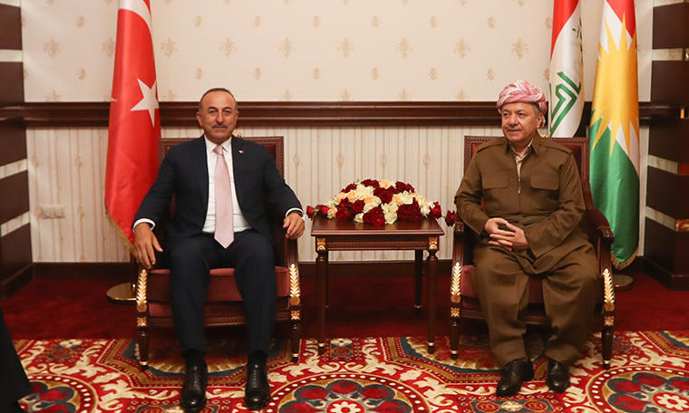 Bakan Çavuşoğlu, Barzani ile telefonla görüştü