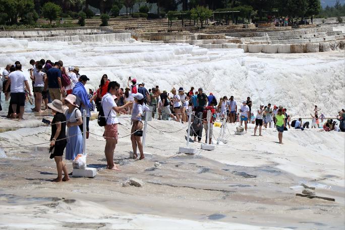 Pamukkale'de tüm zamanların rekoru kırıldı