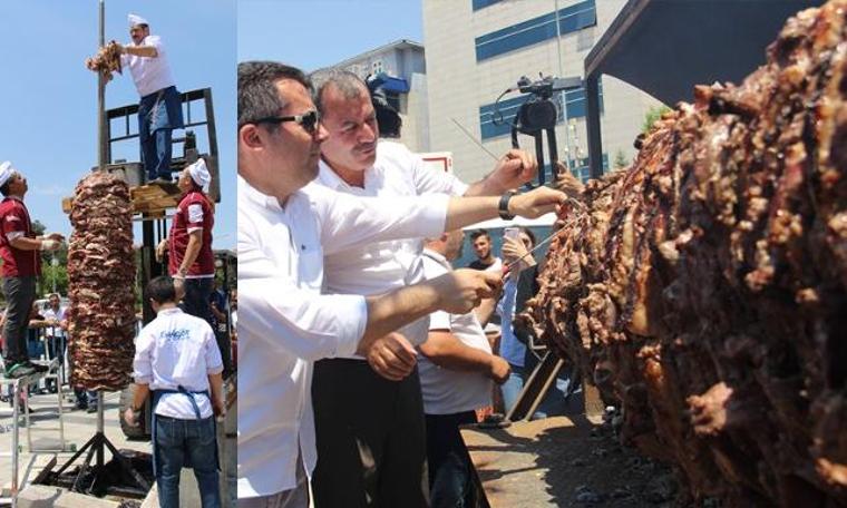 Erzurum’da Cağ kebabı ve Baş bar rekor denemesi