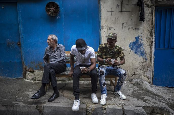 İstanbul'un "Çukur"unda beynelmilel bayram buluşması