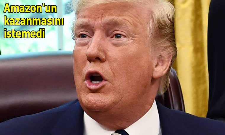 Trump'tan Pentagon'un 10 milyar dolarlık ihalesine fren