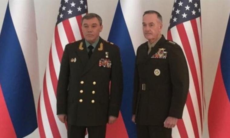 Rusya Genelkurmay Başkanı Gerasimov, ABD’li mevkidaşı Dunford ile görüştü