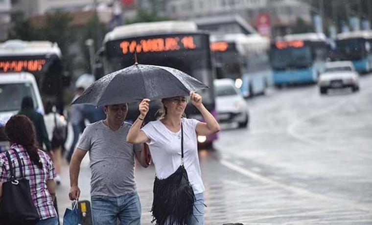 Meteoroloji'den kuvvetli yağış uyarısı! (22.08.2019)